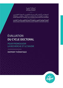 Rapport thématique sur l’évaluation du cycle doctoral Rapport thématique sur l’évaluation du cycle doctoral
