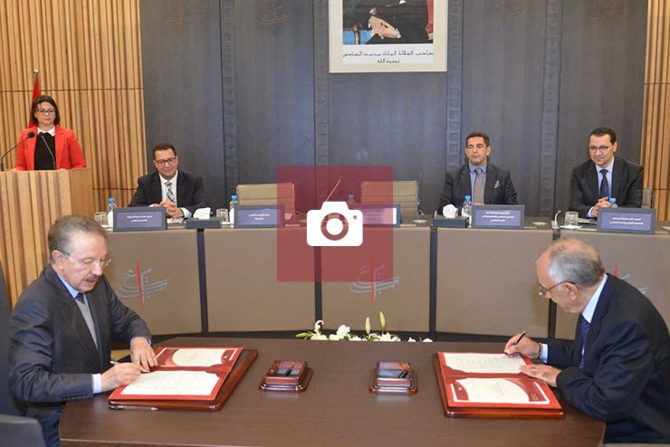 Cérémonie de signature de conventions de coopération avec le Haut-Commissariat au Plan et les universités marocaines Cérémonie de signature de conventions de coopération avec le Haut-Commissariat au Plan et les universités marocaines