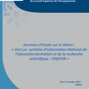 Vers un système d’information national de l’éducation, de la formation et de la recherche scientifique
